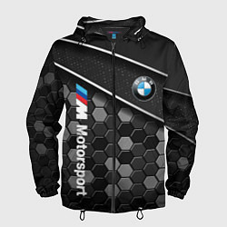 Ветровка с капюшоном мужская BMW : Технологическая Броня, цвет: 3D-черный