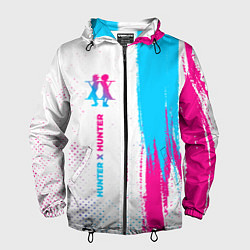 Мужская ветровка Hunter x Hunter neon gradient style: по-вертикали