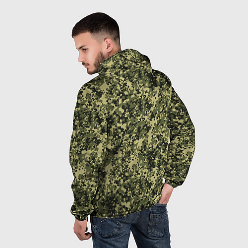 Мужская ветровка Камуфляж Flecktarn Jeitai / 3D-Черный – фото 4