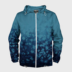 Мужская ветровка Абстракция синий