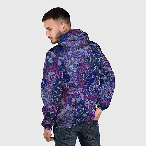 Мужская ветровка Морской кролик / 3D-Белый – фото 4