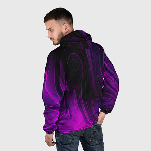 Мужская ветровка Nazareth violet plasma / 3D-Черный – фото 4