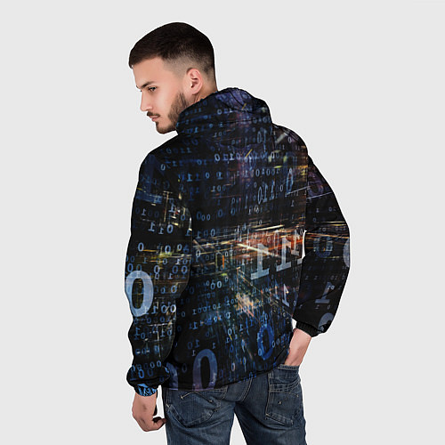 Мужская ветровка Шифр / 3D-Черный – фото 4