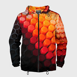 Мужская ветровка Hexagon orange