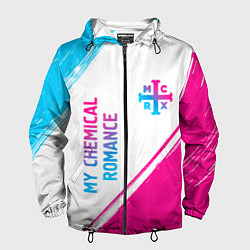 Мужская ветровка My Chemical Romance neon gradient style: надпись,