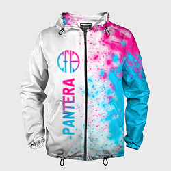 Мужская ветровка Pantera neon gradient style: по-вертикали