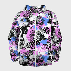 Мужская ветровка Multicolored wild cats