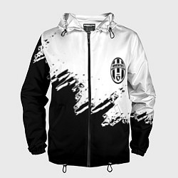 Мужская ветровка Juventus black sport texture