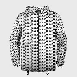 Ветровка с капюшоном мужская BAP kpop steel pattern, цвет: 3D-черный