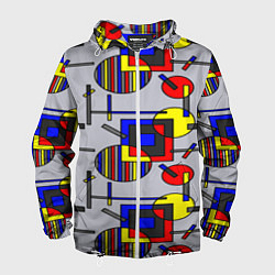 Мужская ветровка Rectangular abstraction