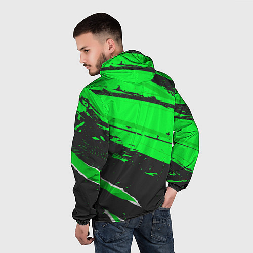 Мужская ветровка Aston Villa sport green / 3D-Черный – фото 4
