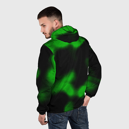 Мужская ветровка PSV sport halftone / 3D-Черный – фото 4