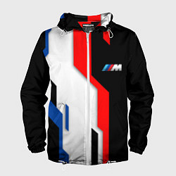 Ветровка с капюшоном мужская BMW - униформа, цвет: 3D-белый