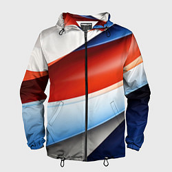 Мужская ветровка Абстрактный минимализм плавные волнистые линии