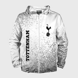 Ветровка с капюшоном мужская Tottenham sport на светлом фоне вертикально, цвет: 3D-белый
