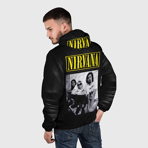 Мужская ветровка Косуха нирвана / 3D-Белый – фото 4