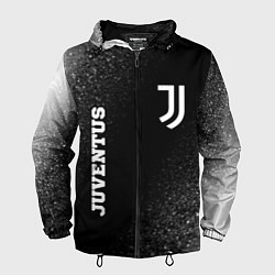 Мужская ветровка Juventus sport на темном фоне вертикально