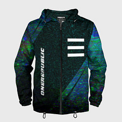 Мужская ветровка OneRepublic glitch blue