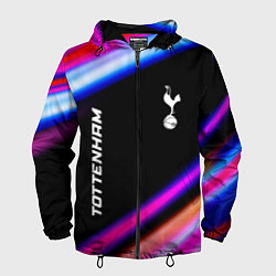 Ветровка с капюшоном мужская Tottenham speed game lights, цвет: 3D-черный