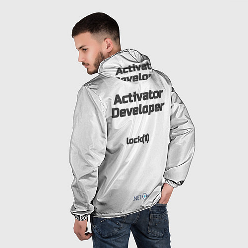 Мужская ветровка Activator Developer / 3D-Белый – фото 4