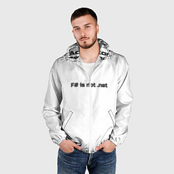 Ветровка с капюшоном мужская Activator Developer, цвет: 3D-белый — фото 2