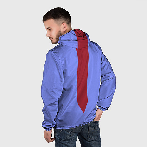 Мужская ветровка Красная стрелка / 3D-Белый – фото 4