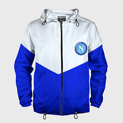 Ветровка с капюшоном мужская Napoli fc geometry, цвет: 3D-черный