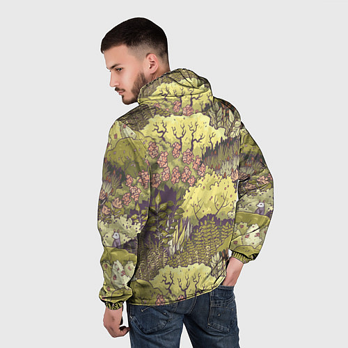 Мужская ветровка Найди опоссума / 3D-Черный – фото 4