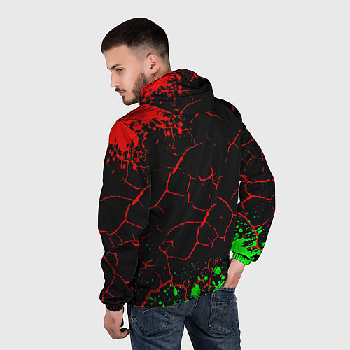 Мужская ветровка Xbox game studio / 3D-Черный – фото 4