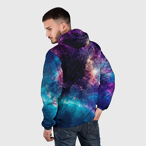 Мужская ветровка Geely space auto / 3D-Черный – фото 4