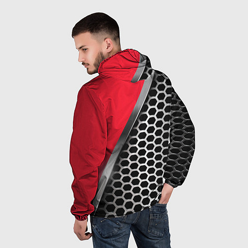 Мужская ветровка Nissan metalic auto / 3D-Черный – фото 4