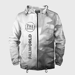 Ветровка с капюшоном мужская Palworld - white gradient по-вертикали, цвет: 3D-черный
