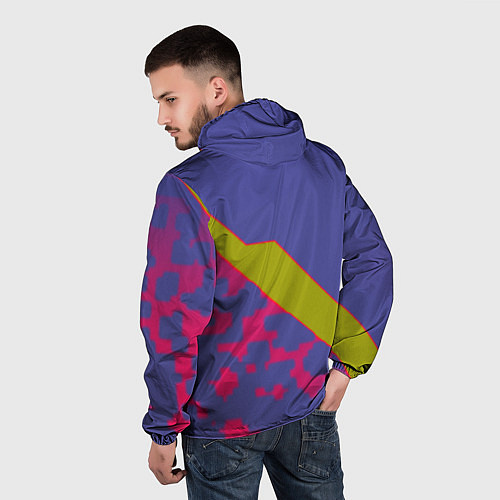 Мужская ветровка Counter strike camo line / 3D-Белый – фото 4