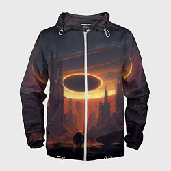 Мужская ветровка Космос - человек