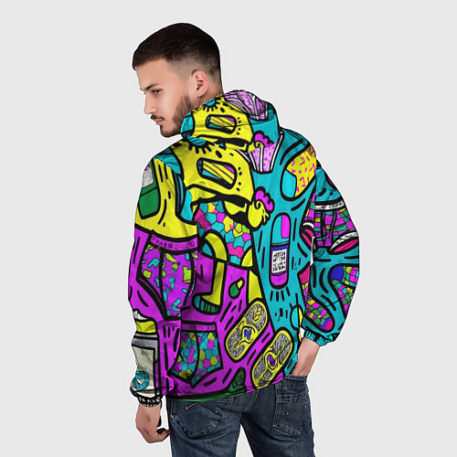 Мужская ветровка Стандартные подарки мужчинам / 3D-Белый – фото 4