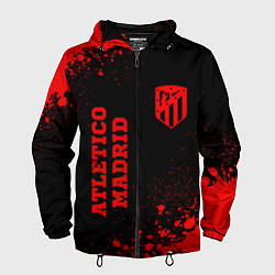 Мужская ветровка Atletico Madrid - red gradient вертикально