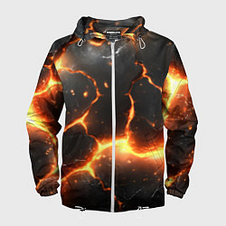 Мужская ветровка Лава и разлом плит