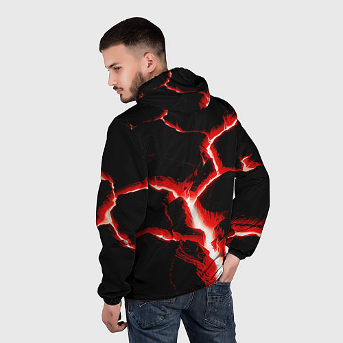 Мужская ветровка The rift / 3D-Белый – фото 4