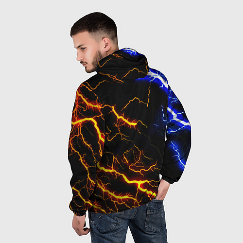 Мужская ветровка Monster energy шторм / 3D-Белый – фото 4