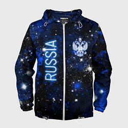 Мужская ветровка Звёздное небо России и герб