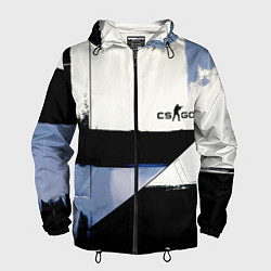 Ветровка с капюшоном мужская CS GO контрудар, цвет: 3D-черный