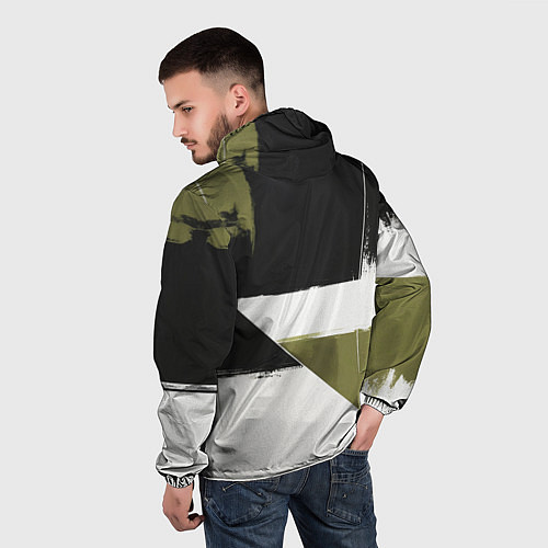 Мужская ветровка Ford эмблема / 3D-Белый – фото 4