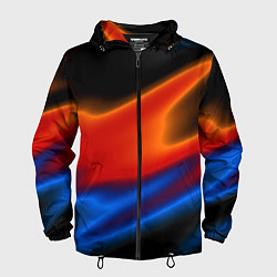 Ветровка с капюшоном мужская Multicoloured, цвет: 3D-черный