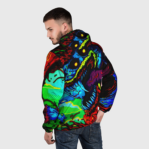 Мужская ветровка Rust hyperbeast / 3D-Белый – фото 4