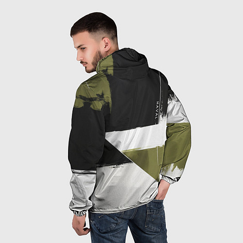 Мужская ветровка Haval логотип / 3D-Белый – фото 4