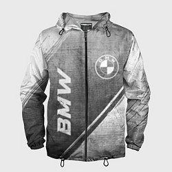 Мужская ветровка BMW - grey gradient вертикально