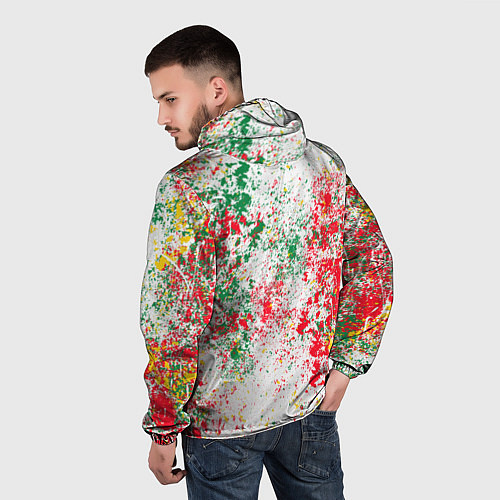 Мужская ветровка Chicago Blackhawks NHL white / 3D-Белый – фото 4