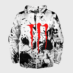 Мужская ветровка Monster energy краски