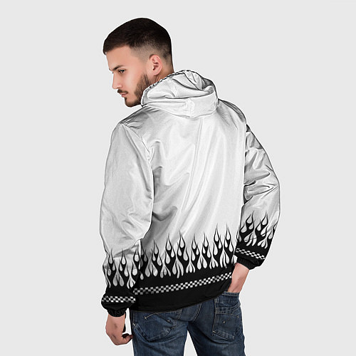 Мужская ветровка Dead white - Bones / 3D-Белый – фото 4