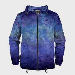 Мужская ветровка Абстракция - blue tunnel